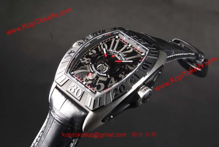 FRANCK MULLER フランクミュラー 時計 偽物 コンキスタドールグランプリ チタン 8900SCJ