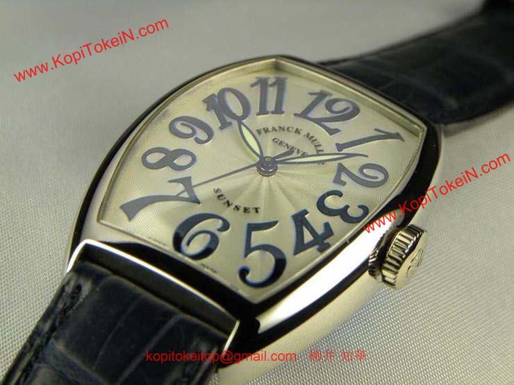 FRANCK MULLER フランクミュラー 時計 偽物 トノウカーベックス サンセット プラチナ 5850SCSUN