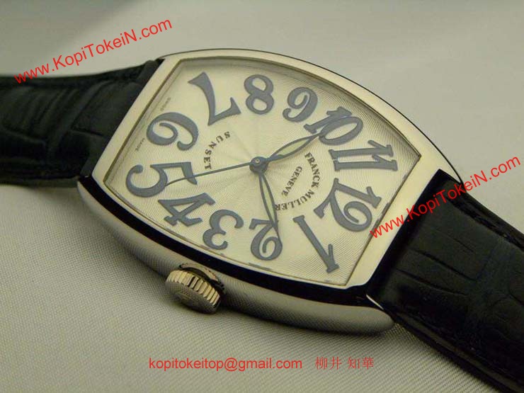 FRANCK MULLER フランクミュラー 時計 偽物 トノウカーベックス サンセット プラチナ 5850SCSUN