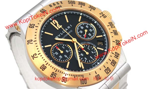  ブルガリ時計偽物 コピー ディアゴノプロフェッショナルタキメトリッククロノ CH40SGDTA