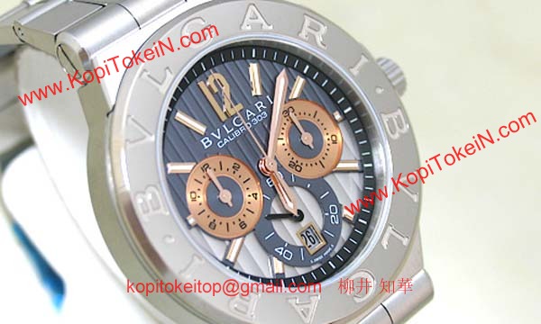  ブルガリ時計偽物 コピー ディアゴノキャリブロ303 DG42C14SWGSDCH