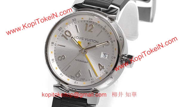 ルイヴィトン 時計 N級品 LV腕時計コピー タンブールGMT Q113M