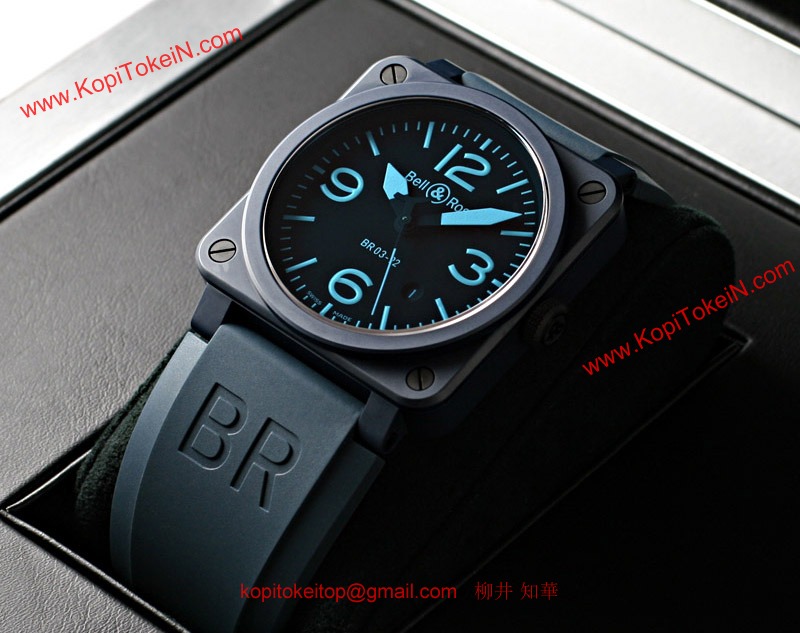ベルロス 時計コピー  偽物 ブルー セラミック BR03-92