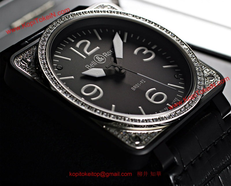 ベルロス 時計コピー  偽物 トップダイヤモンドカーボン BR01-92