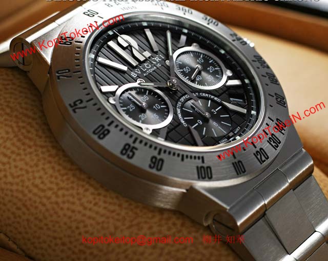 ブランド ブルガリ 時計コピー ディアゴノプロフェッショナル テラ クロノ ブラックCH40SSDTA