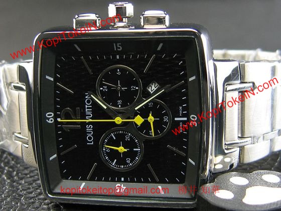 ルイヴィトン 時計コピー louis vuitton腕時計 腕時計ブラック文字盤 LV-001