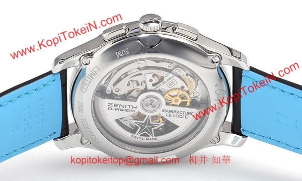 人気ゼニス腕時計コピー キャプテン 36000VPH BLUE PRIMERO 世界限定５００本03.2119.400/22.C720