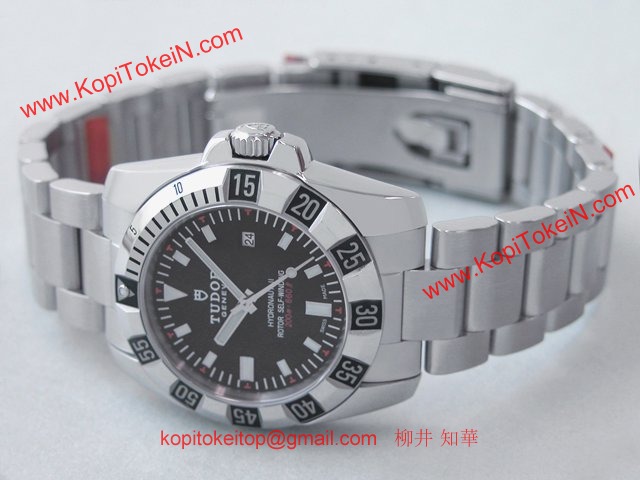 チュードル 腕時計コピーーートII3列ブレス レディース ブラック 24030 