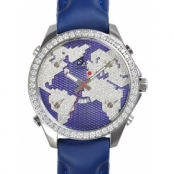 ジェイコブ腕時計コピー JACOB&COクォーツステンレス ダイヤモンド パープル